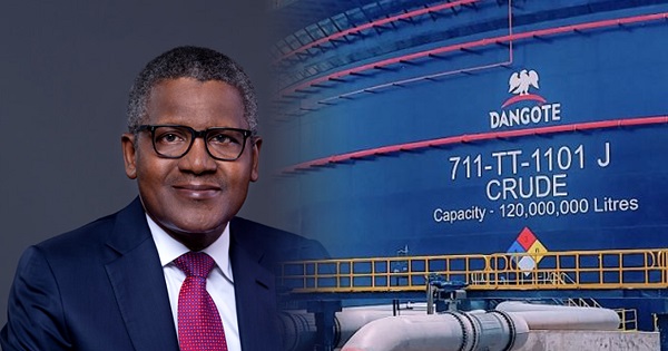 Dangote Refinery Exports First Petrol Shipment to the United States