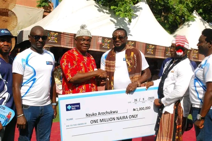 New Yam Festival: Keystone Bank Supports Arochukwu with ₦1m