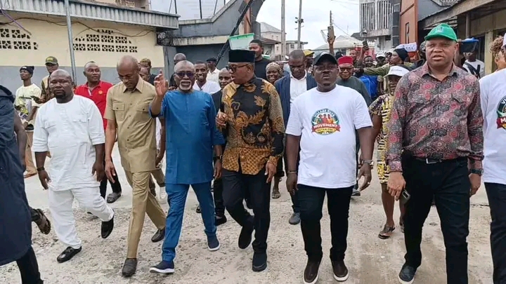 Peter Obi Visits Aba, Meets ADC Stakeholders, Praises Otti’s Development Drive